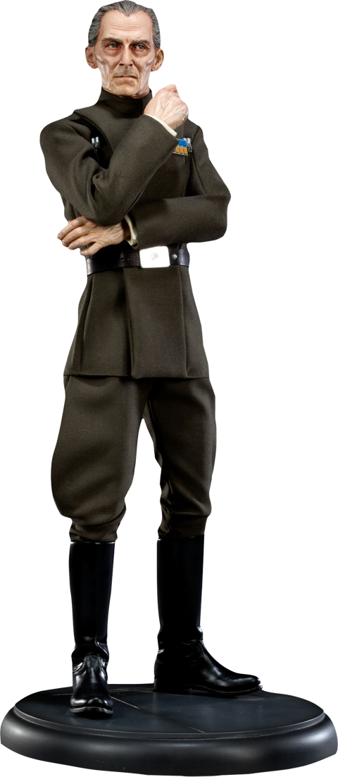 Star Wars Grand Moff Tarkin and I-TO Interrogator Droid Premium Format™ Figure  View 11