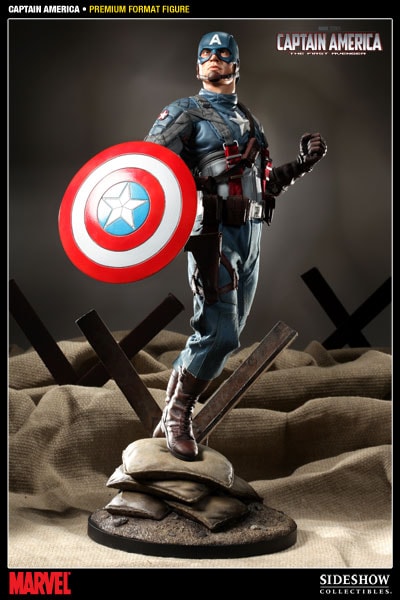 Marvel Captain America 1:4 scale Premium Format Figure | Sideshow 