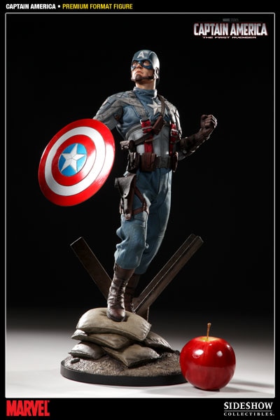 Collectibles America Sideshow 1:4 Figure Premium Marvel scale Captain Format |