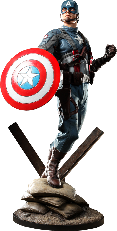 Marvel Captain America 1:4 scale Premium Format Figure | Sideshow  Collectibles