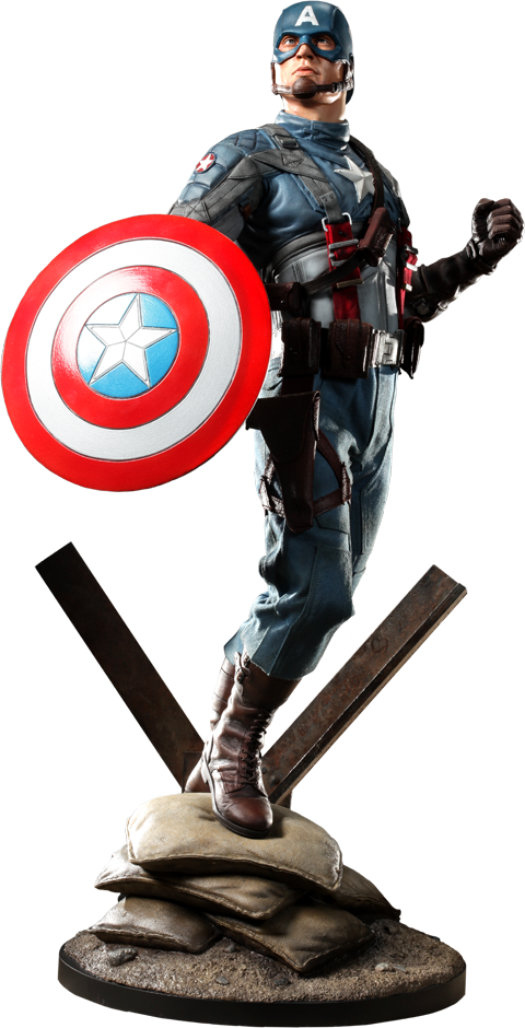 Marvel Captain America 1 4 scale Premium Format Figure Sideshow