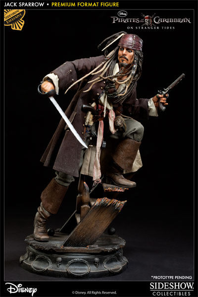Pirates of the Caribbean Jack Sparrow 15 Resin Statue limited edtion