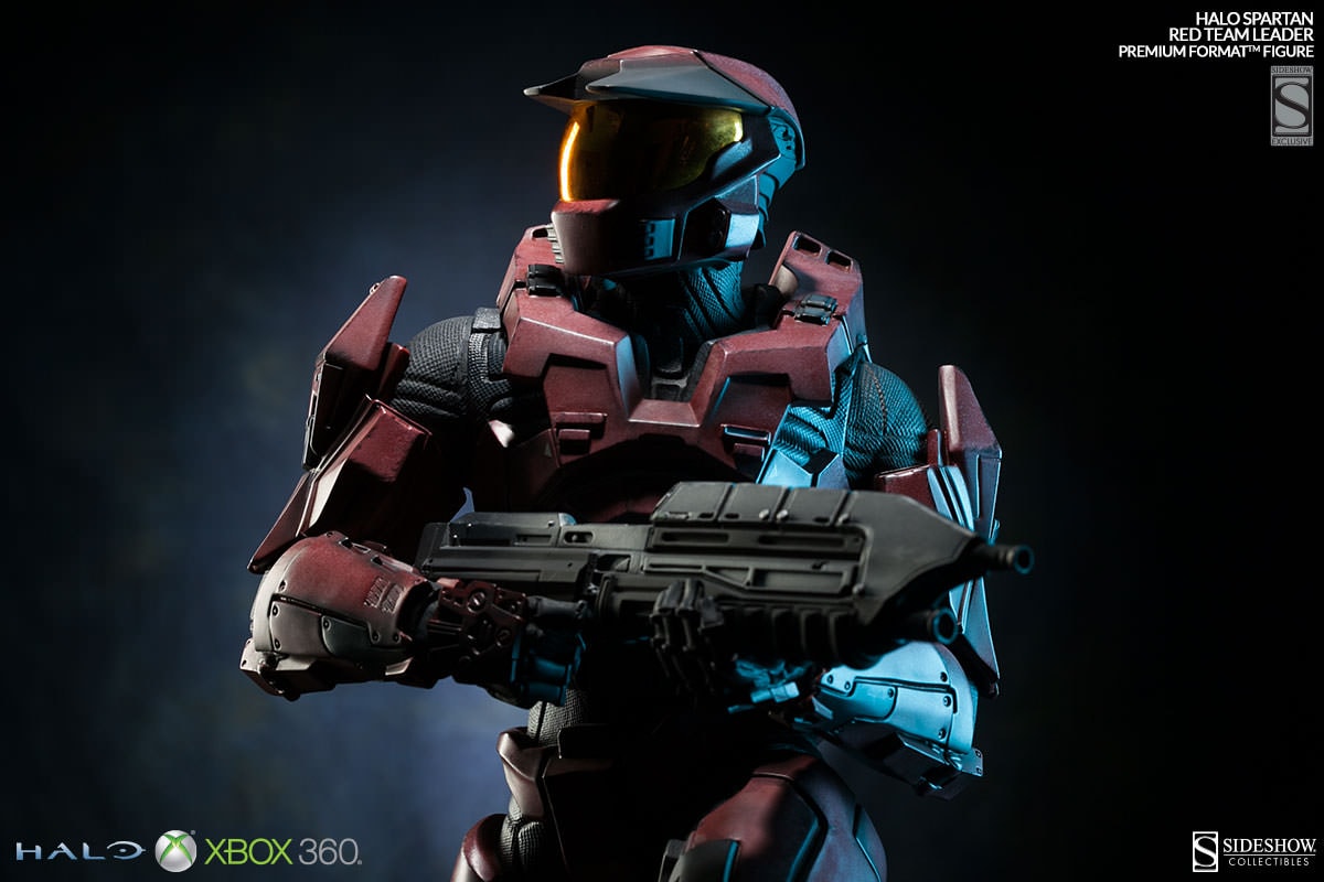 HALO HALO Spartan - Red Team Leader Premium Format™ Figure  Exclusive Edition View 1
