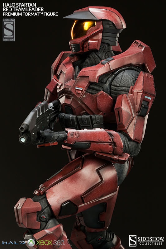 HALO HALO Spartan - Red Team Leader Premium Format™ Figure  Exclusive Edition View 7