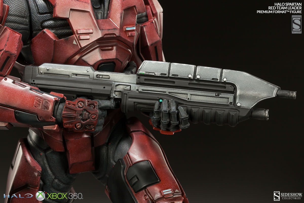HALO HALO Spartan - Red Team Leader Premium Format™ Figure  Exclusive Edition View 9