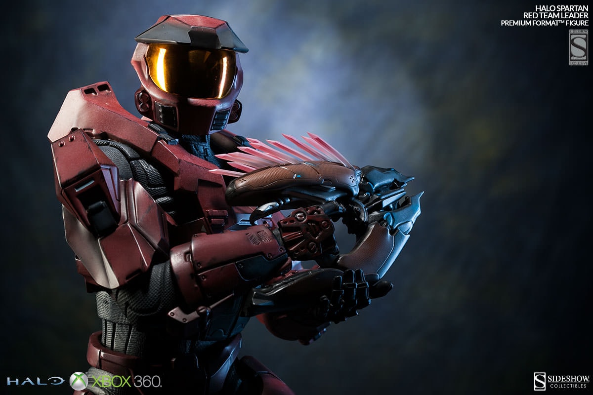 HALO HALO Spartan - Red Team Leader Premium Format™ Figure  Exclusive Edition View 11