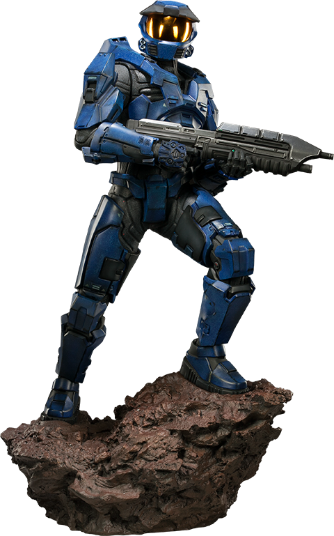 HALO HALO Spartan - Blue Team Leader Premium Format™ Figure  Exclusive Edition View 16