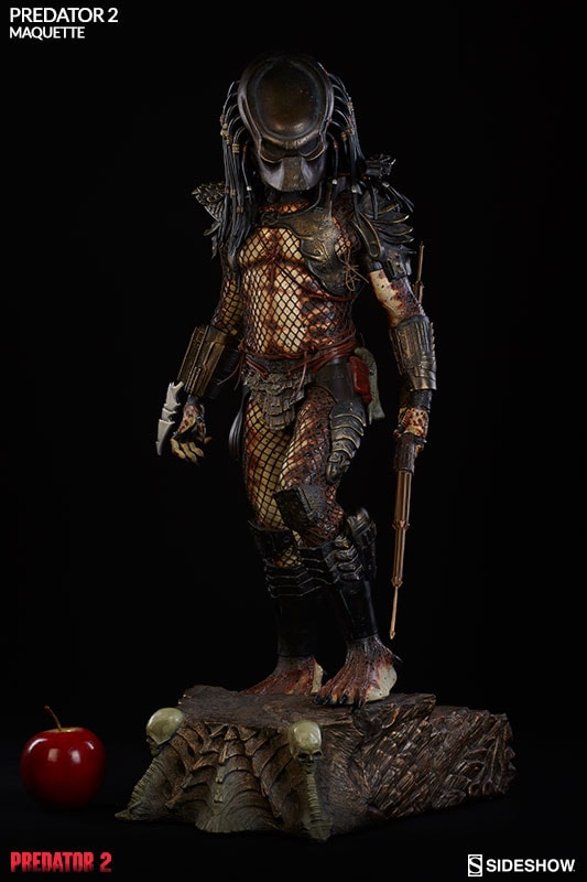 ②マニア必見 PREDATORプレデター 等身大フィギュア プレート付