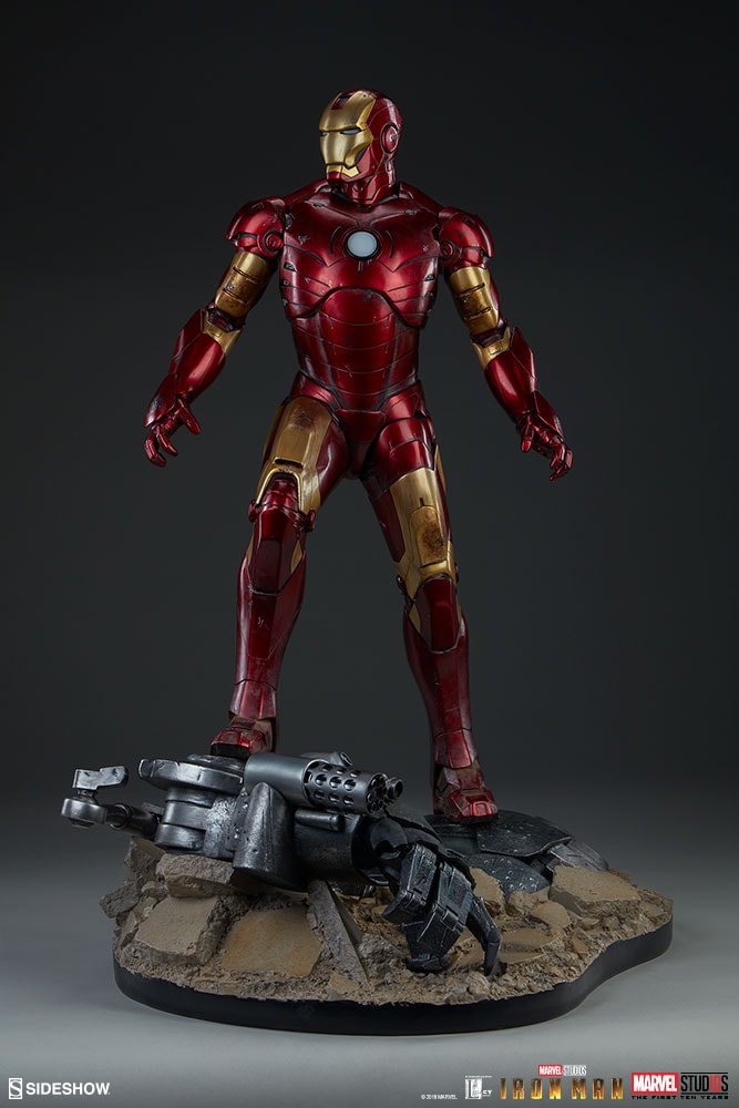 Hot Toys SIDESHOW アイアンマン・マーク3 等身大バスト