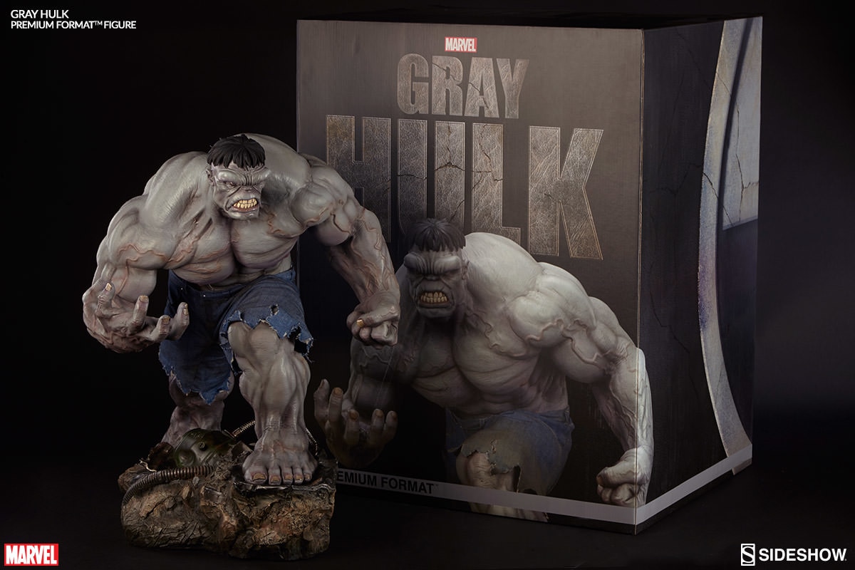 Marvel Gray Hulk Premium Format™ Figure  Collector Edition (Prototype Shown) View 10