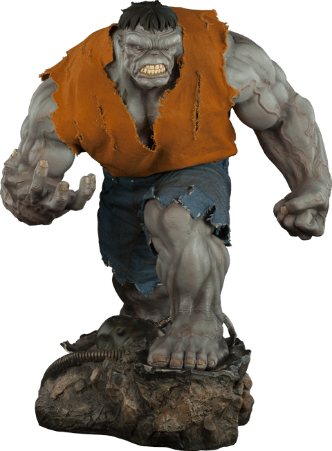 Marvel Gray Hulk Premium Format™ Figure  Exclusive Edition View 14