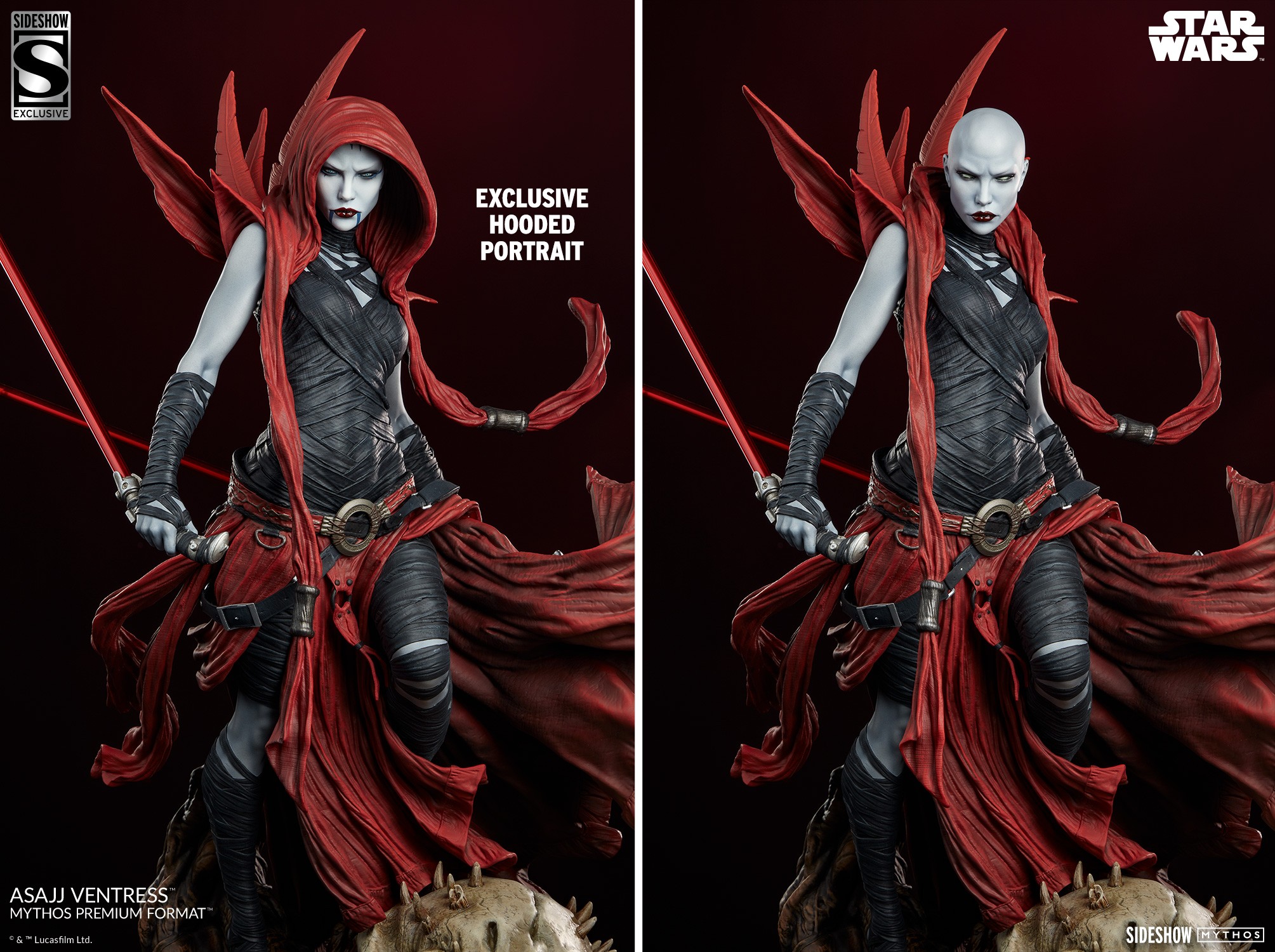 Star Wars Asajj Ventress™ Mythos Premium Format™ Figure  Exclusive Edition (Prototype Shown) View 4