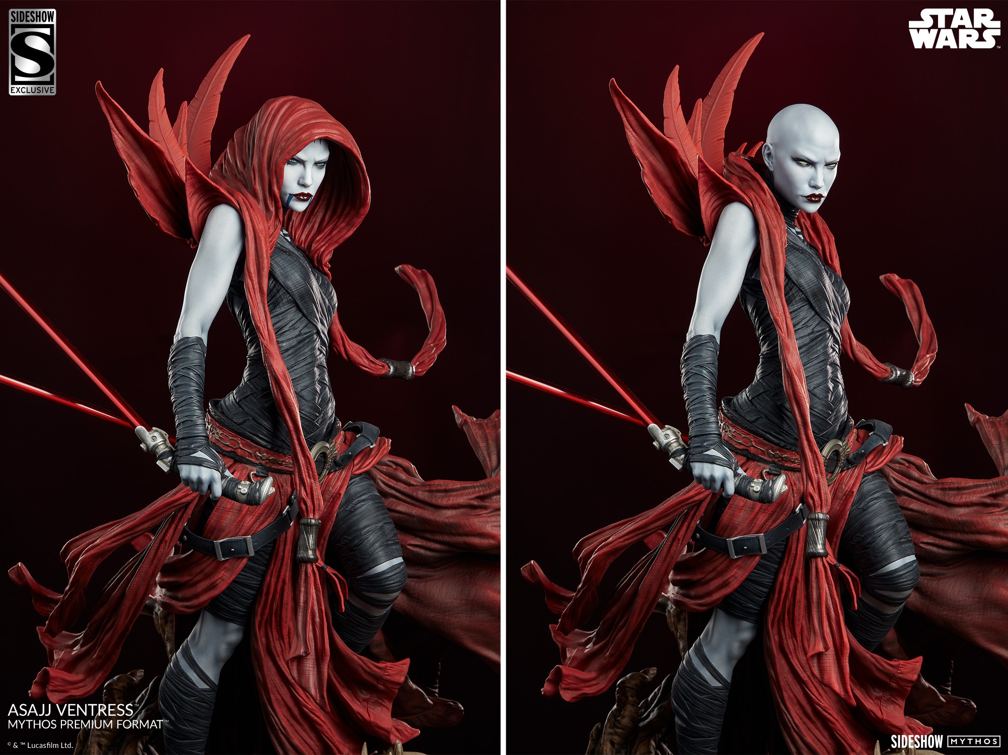 Star Wars Asajj Ventress™ Mythos Premium Format™ Figure  Exclusive Edition (Prototype Shown) View 6