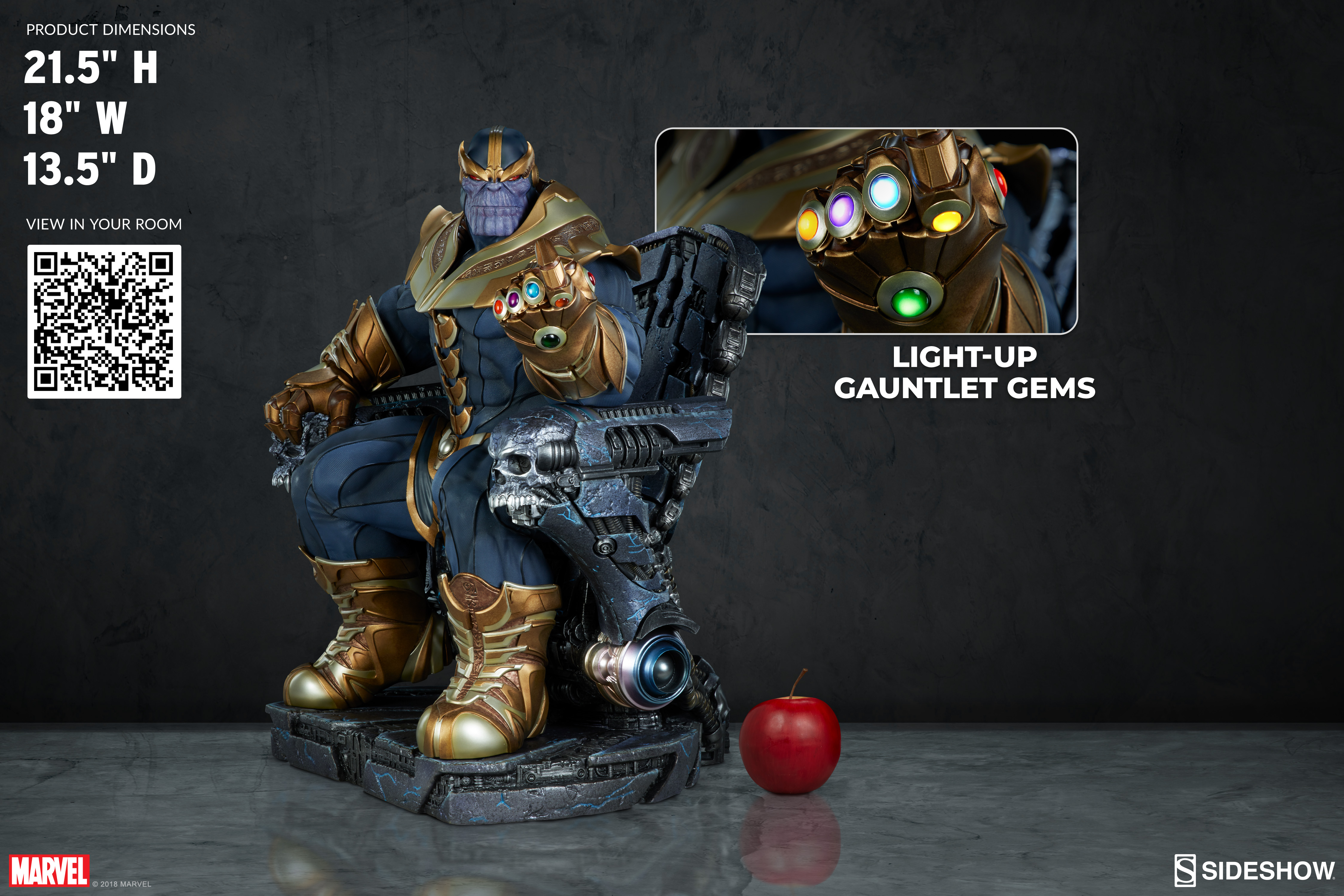 Marvel Thanos on Throne Maquette  Collector Edition (Prototype Shown) View 2