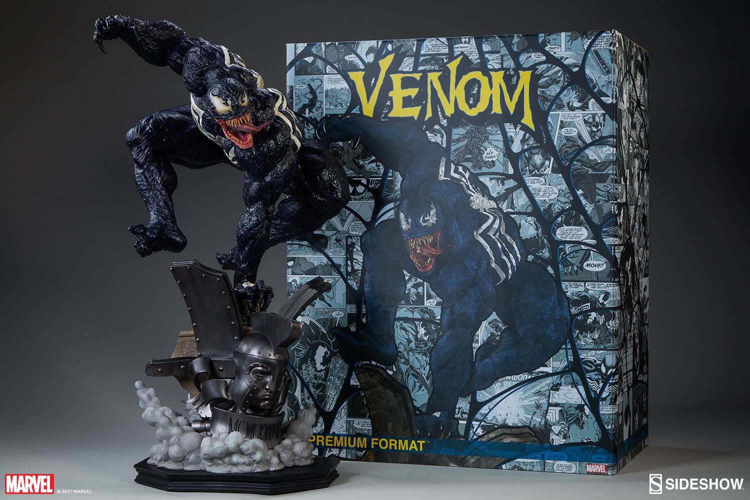 Marvel Collectible Venom 23 Inch Statue Figure Premium Format - Venom