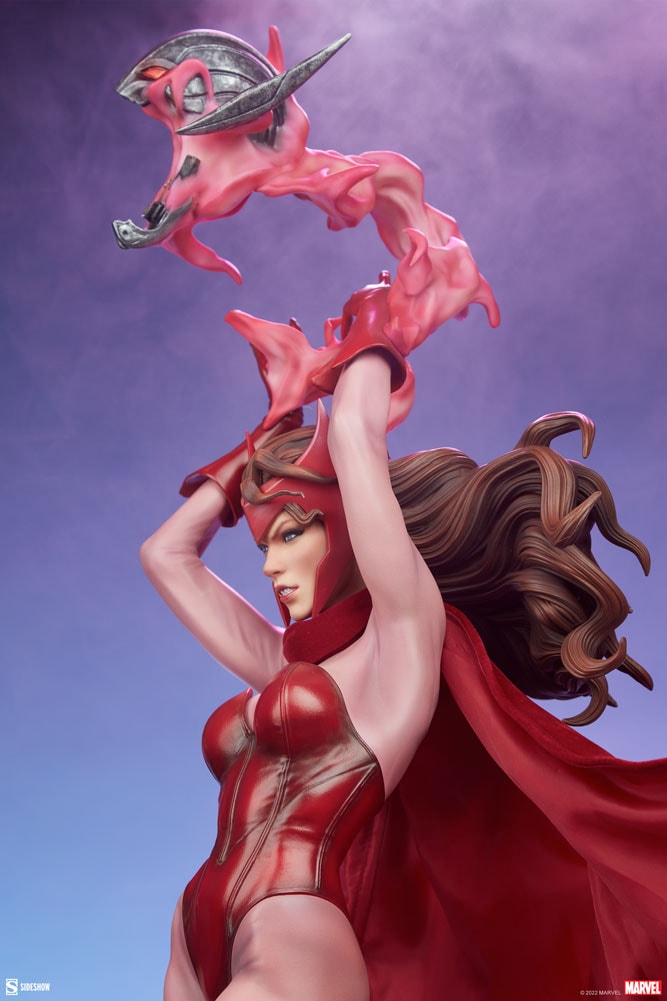 Estátua Scarlet Witch Premium Format - Marvel - Sideshow -  lojalimitededition