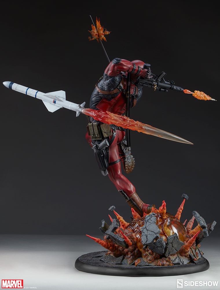 Marvel Deadpool Heat-Seeker Premium Format™ Figure  Collector Edition (Prototype Shown) View 8