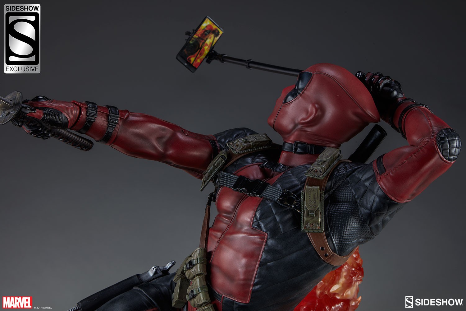 Marvel Deadpool Heat-Seeker Premium Format™ Figure  Exclusive Edition (Prototype Shown) View 6