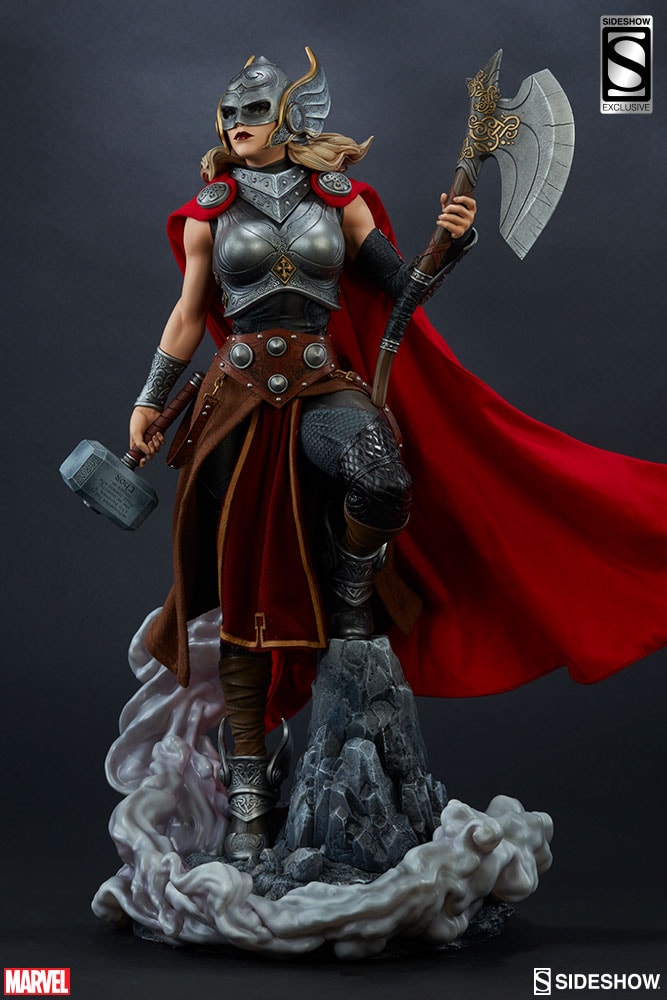 Marvel Thor Jane Foster Premium Format™ Figure  Exclusive Edition (Prototype Shown) View 4