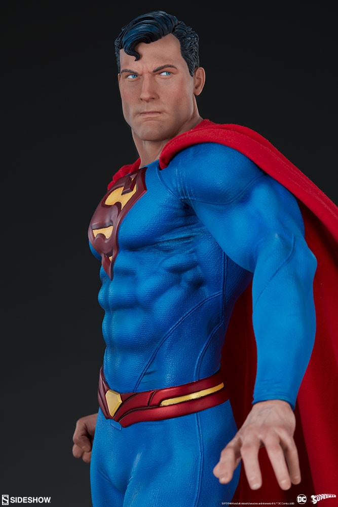 Sideshow collectibles Figurine Au Format Premium Superman Superman : Le Film  52 Cm Bleu