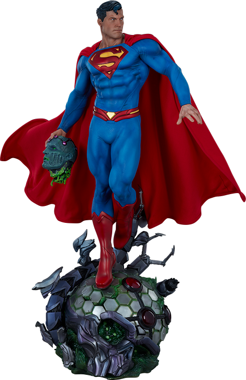 Sideshow collectibles Figurine Au Format Premium Superman Superman : Le Film  52 Cm Bleu