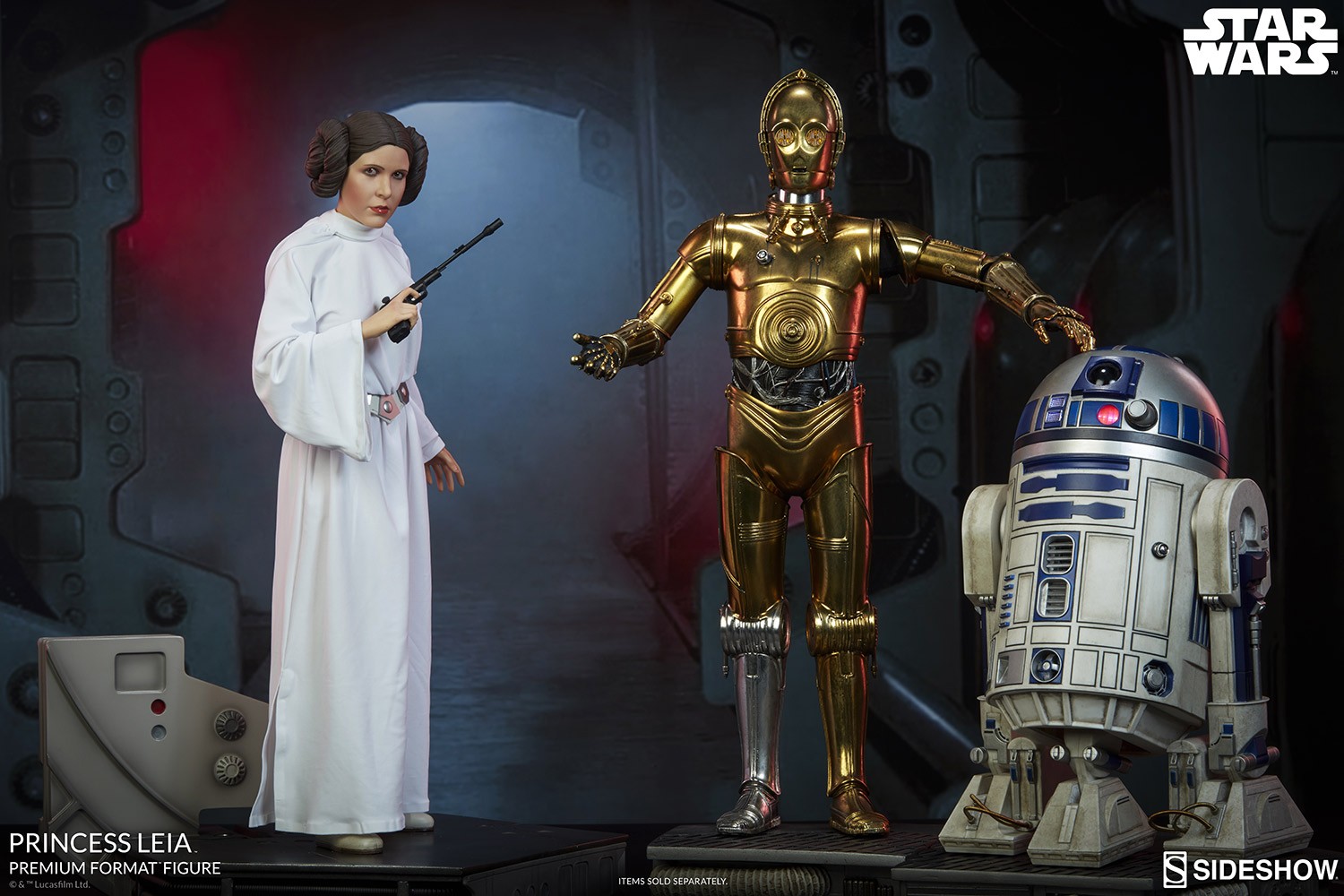Sideshow princess leia premium format hotsell