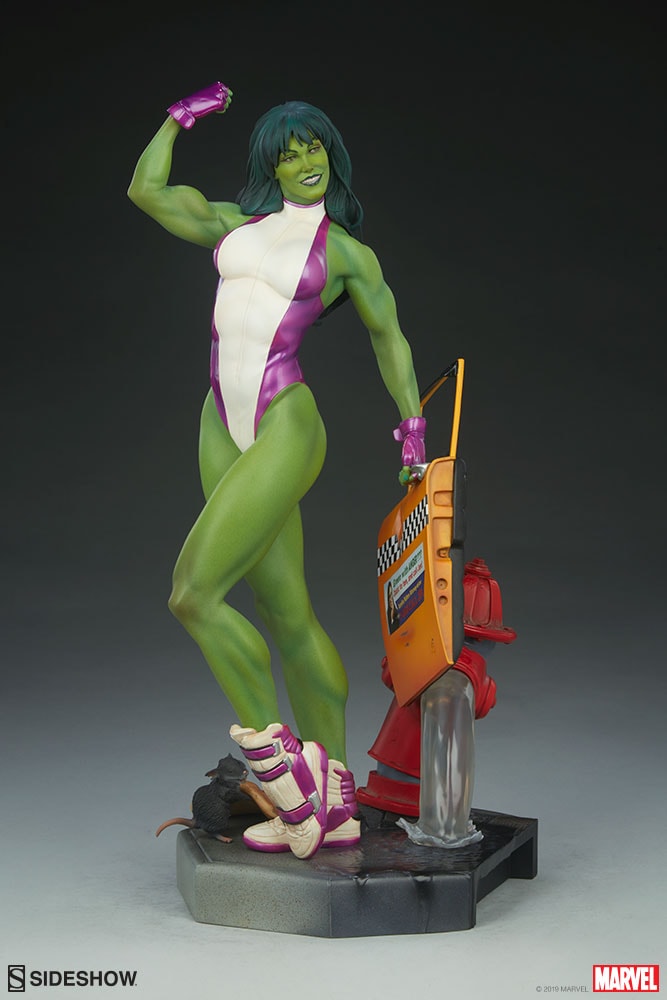 サイドショウ sideshow シーハルク 約42cm フィギュア ⭐︎オマケ付き Marvel She-Hulk Statue by Sideshow Collectibles | Sideshow