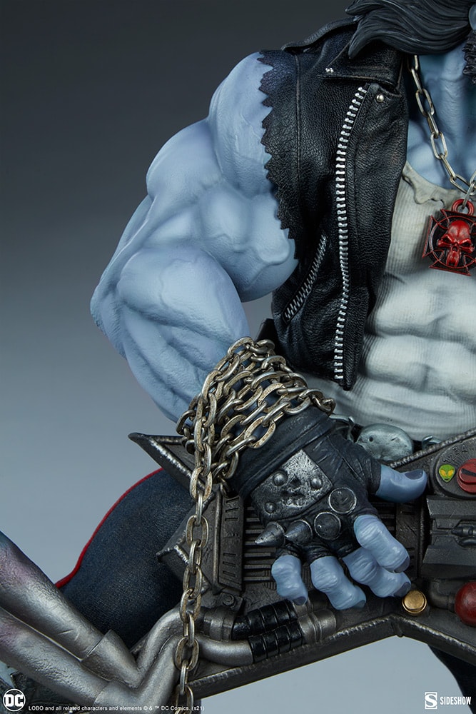 Dc Comics Lobo Maquette Statue by Sideshow Collectibles 300682