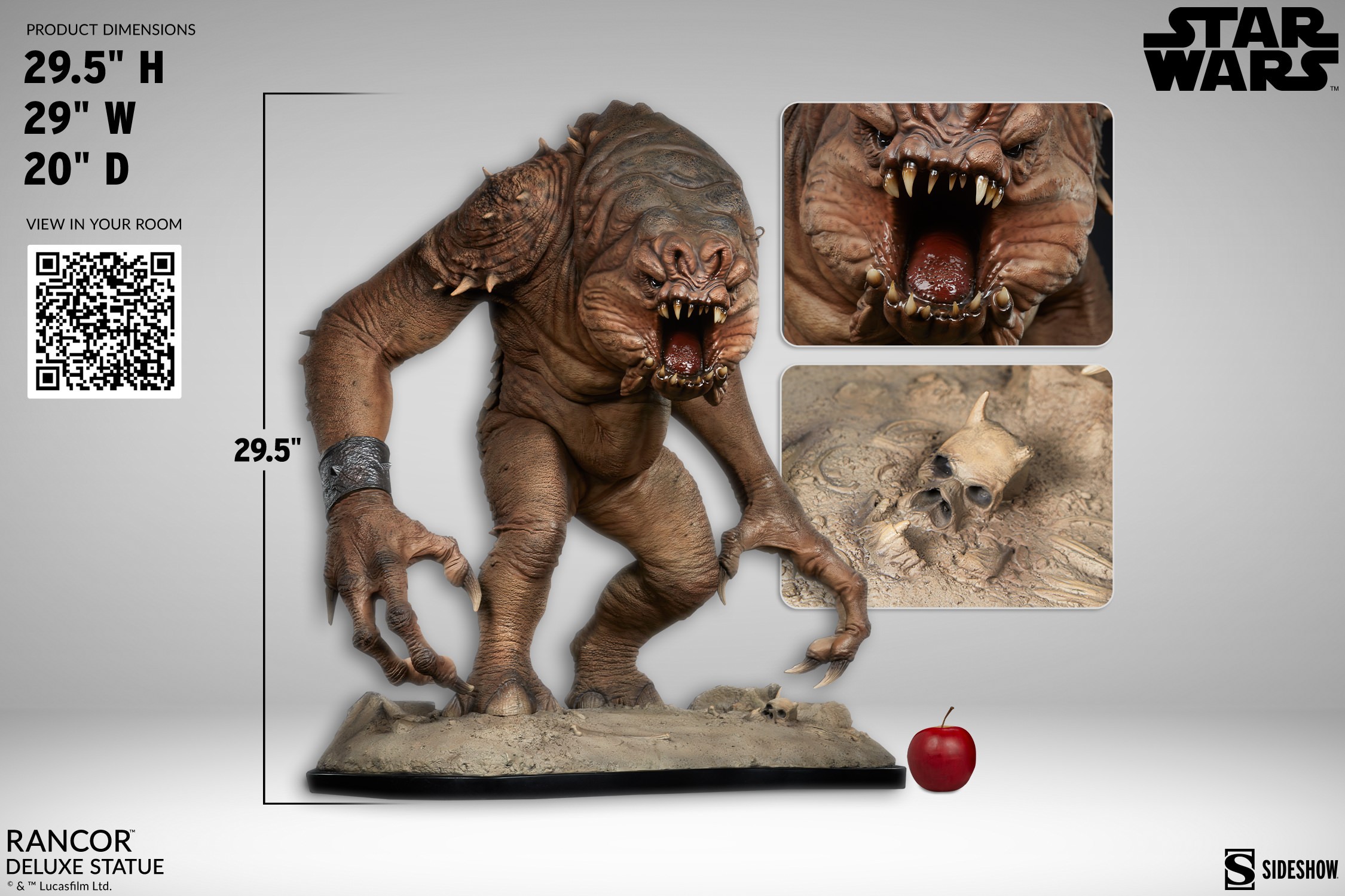Rancor™ Deluxe Statue View 2