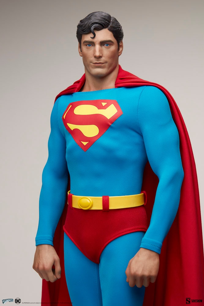 Sideshow collectibles Figurine Au Format Premium Superman Superman : Le Film  52 Cm Bleu