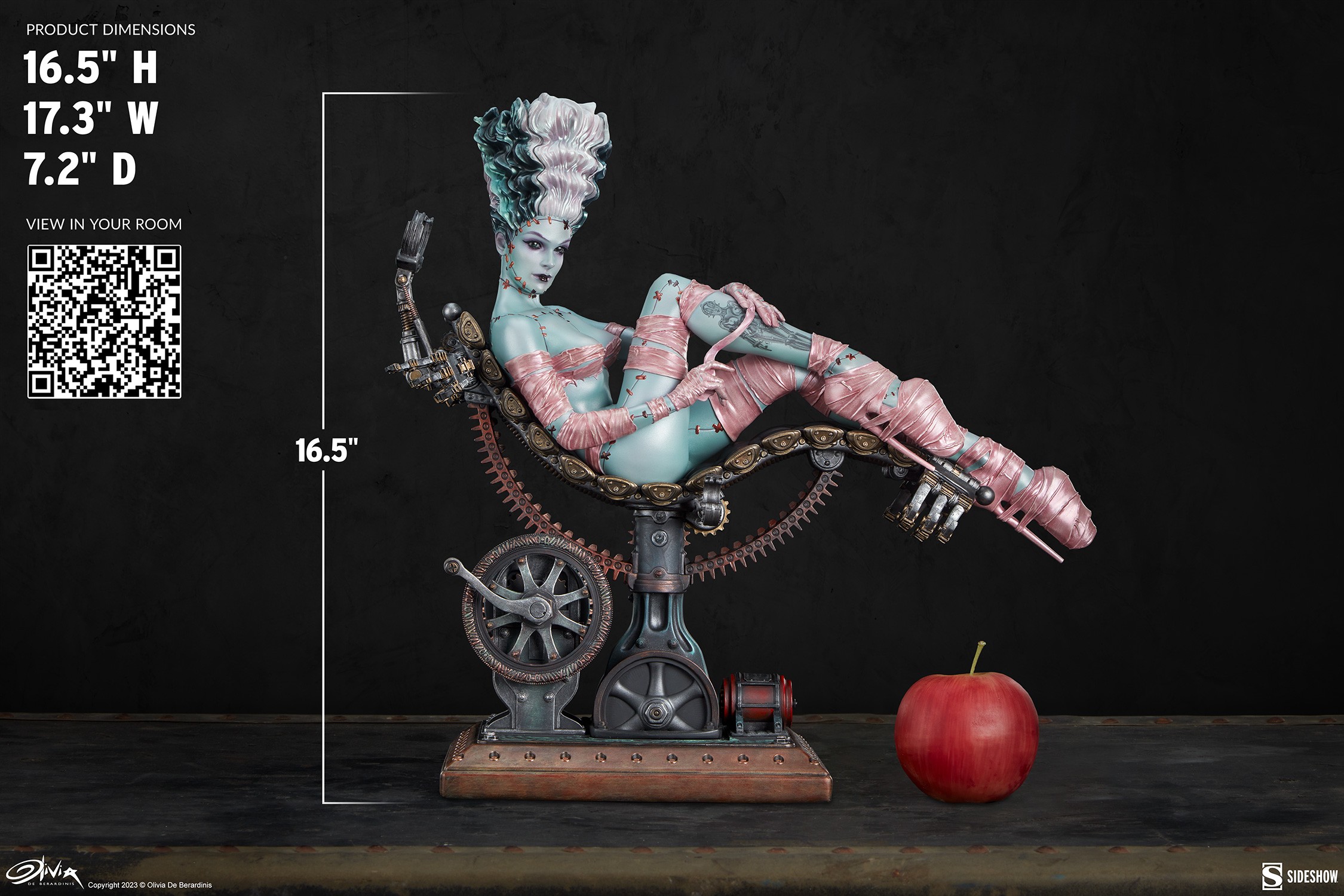 Olivia De Berardinis Frankie Reborn Statues  View 2