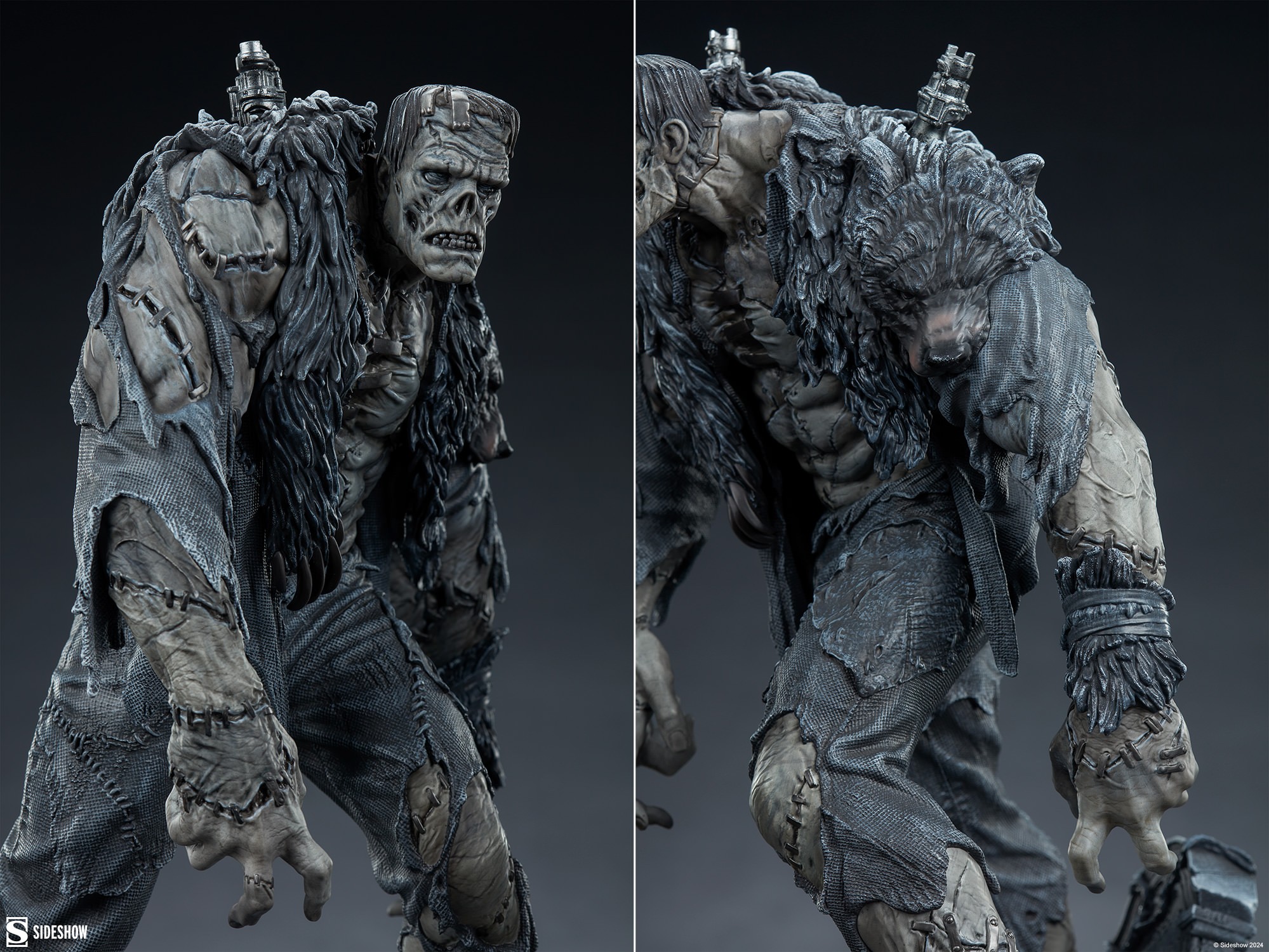 Sideshow Originals Frankenstein's Monster (Black & White Variant) Statues  Exclusive Edition (Prototype Shown) View 11