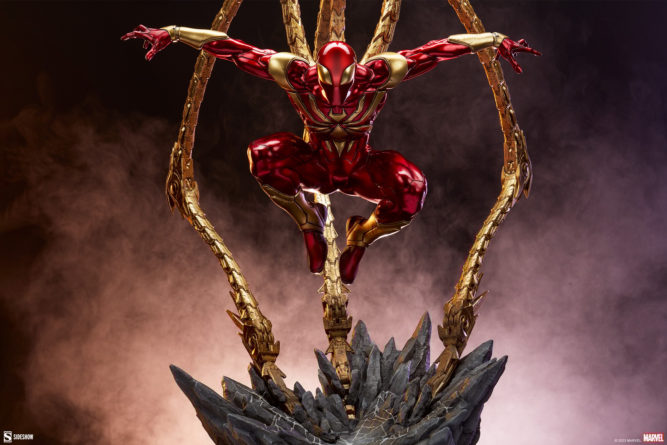 Sideshow iron top spiderman