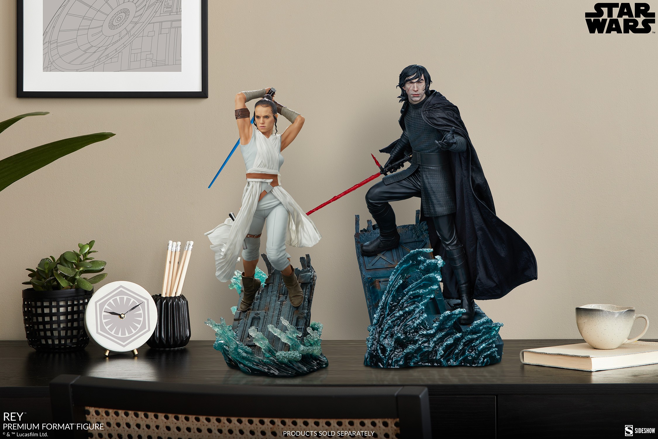 Star Wars Rey Premium Format™ Figure  Exclusive Edition (Prototype Shown) View 3