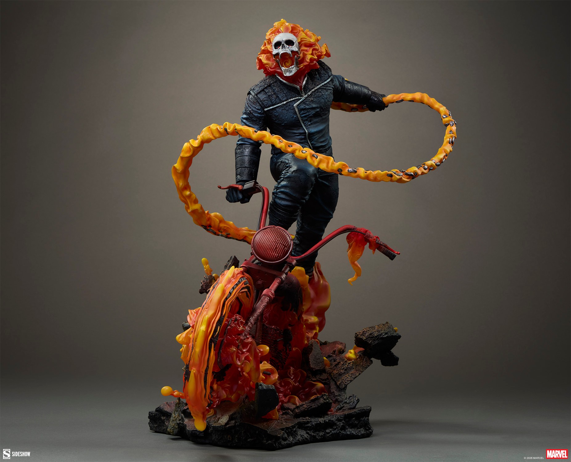 Marvel Ghost Rider (Classic Variant) Premium Format™ Figure  (Prototype Shown) View 12