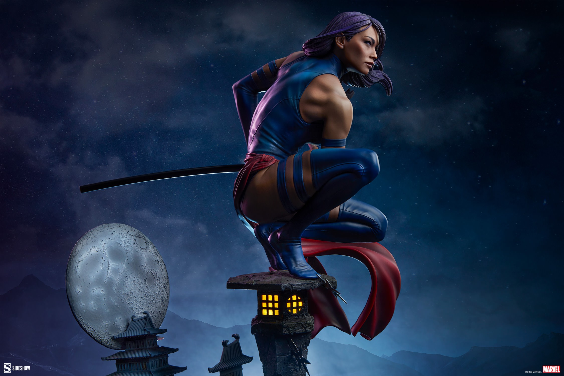 Marvel Psylocke Premium Format™ Figure  (Prototype Shown) View 3