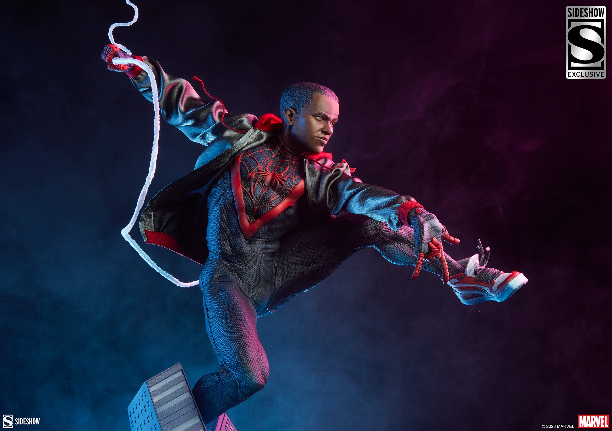 Marvel Miles Morales Premium Format™ Figure  Exclusive Edition View 4