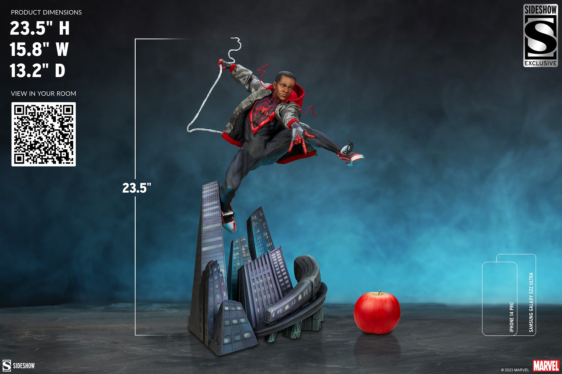 Marvel Miles Morales Premium Format™ Figure  Exclusive Edition View 2
