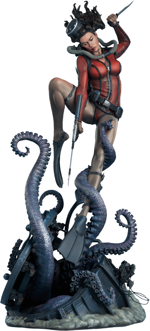 Sideshow Originals Pulp Vixens: Deep Down Premium Format™ Figure  View 16