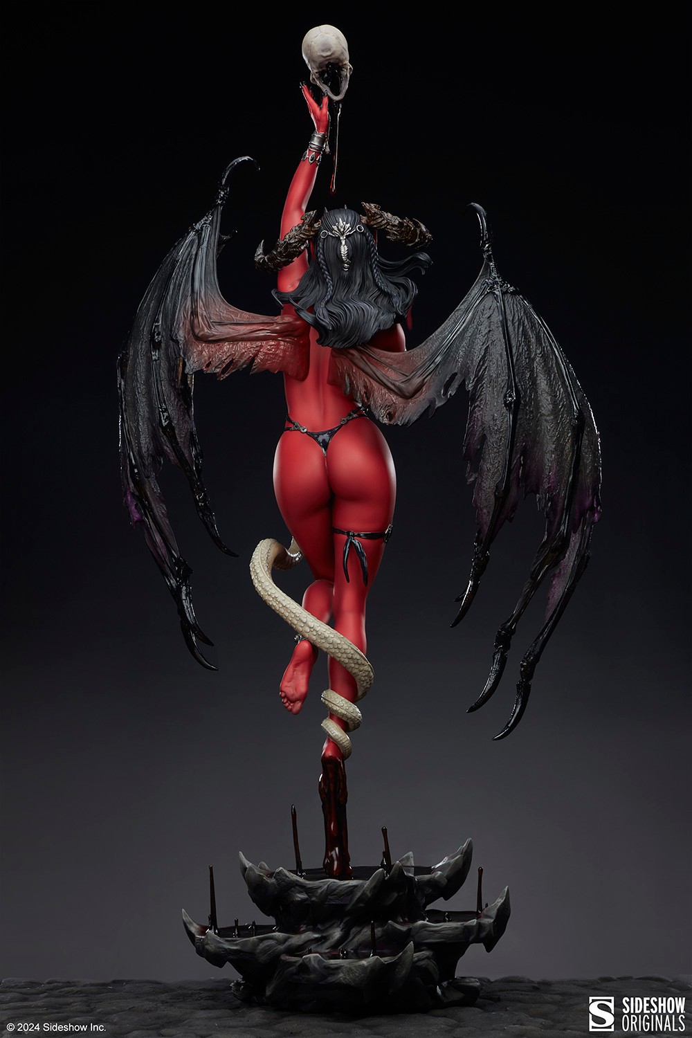 Sideshow Originals Succubus (Red Hot Variant) Premium Format™ Figure  Exclusive Edition (Prototype Shown) View 8
