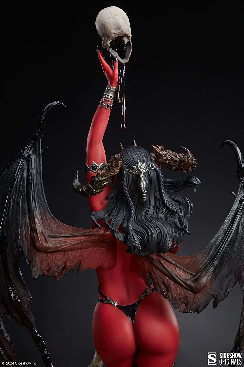 Sideshow Originals Succubus (Red Hot Variant) Premium Format™ Figure  Exclusive Edition (Prototype Shown) View 13