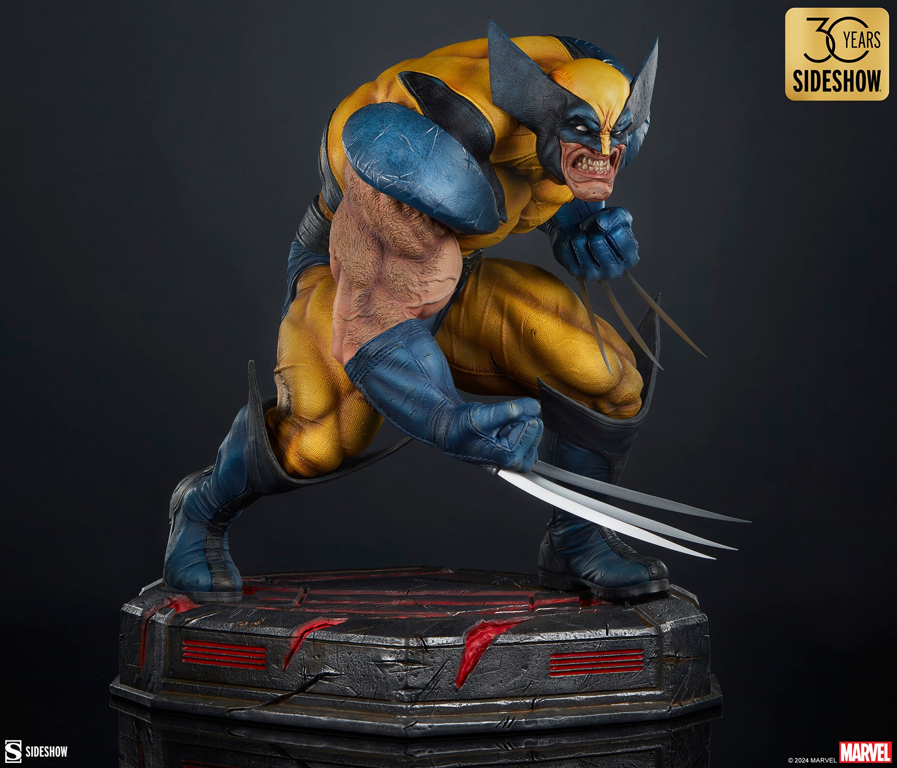 Sideshow Wolverine アクションフィギュア 約30cm Wolverine: Berserker Rage Statue by Sideshow Collectibles