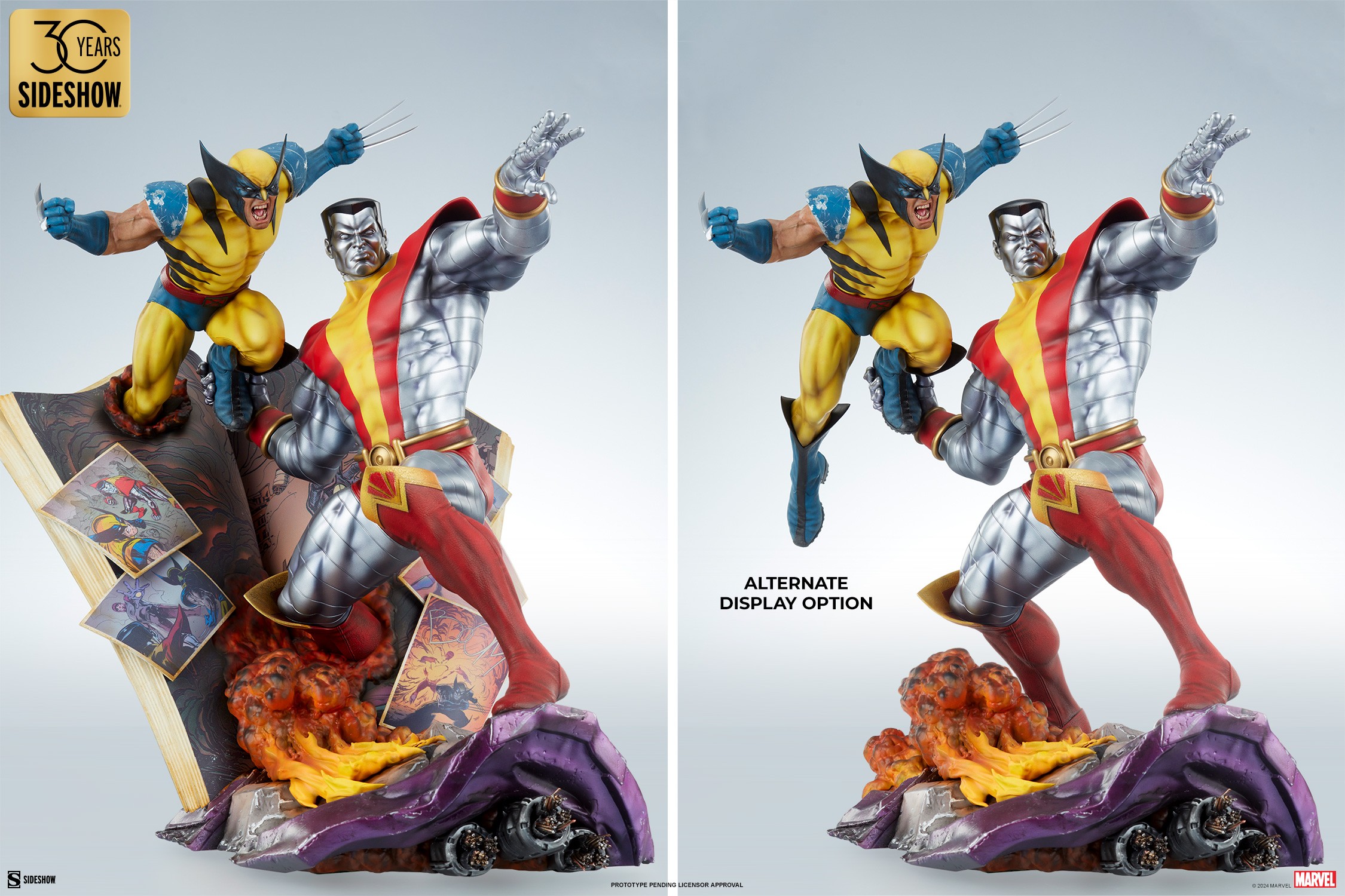 FASTBALL SPECIAL : COLOSSUS & WOLVERINE statue Fastball-special-colossus-and-wolverine-statue_marvel_gallery_65bd7b9c4918d