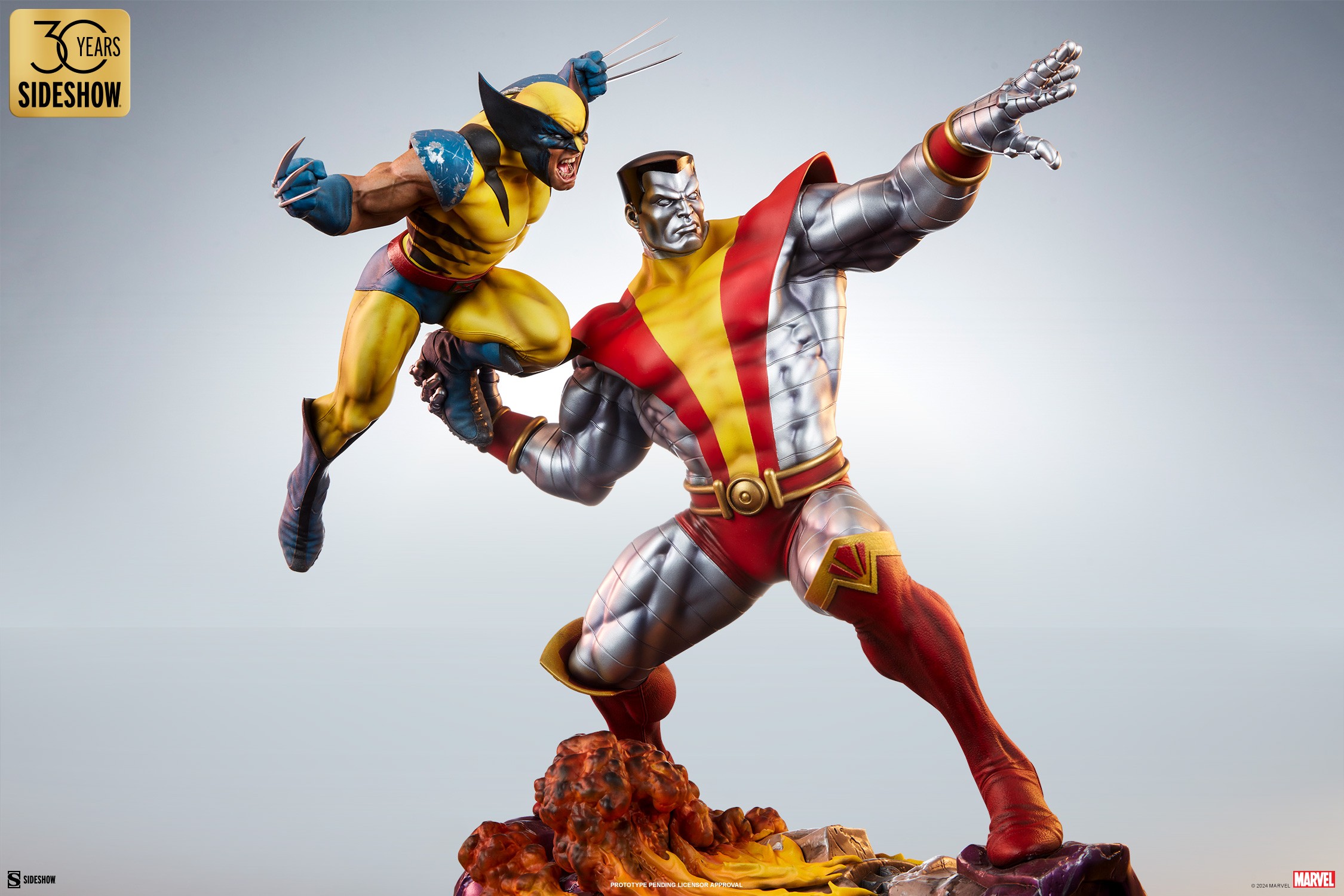 FASTBALL SPECIAL : COLOSSUS & WOLVERINE statue Fastball-special-colossus-and-wolverine-statue_marvel_gallery_65bd7b9d728f5