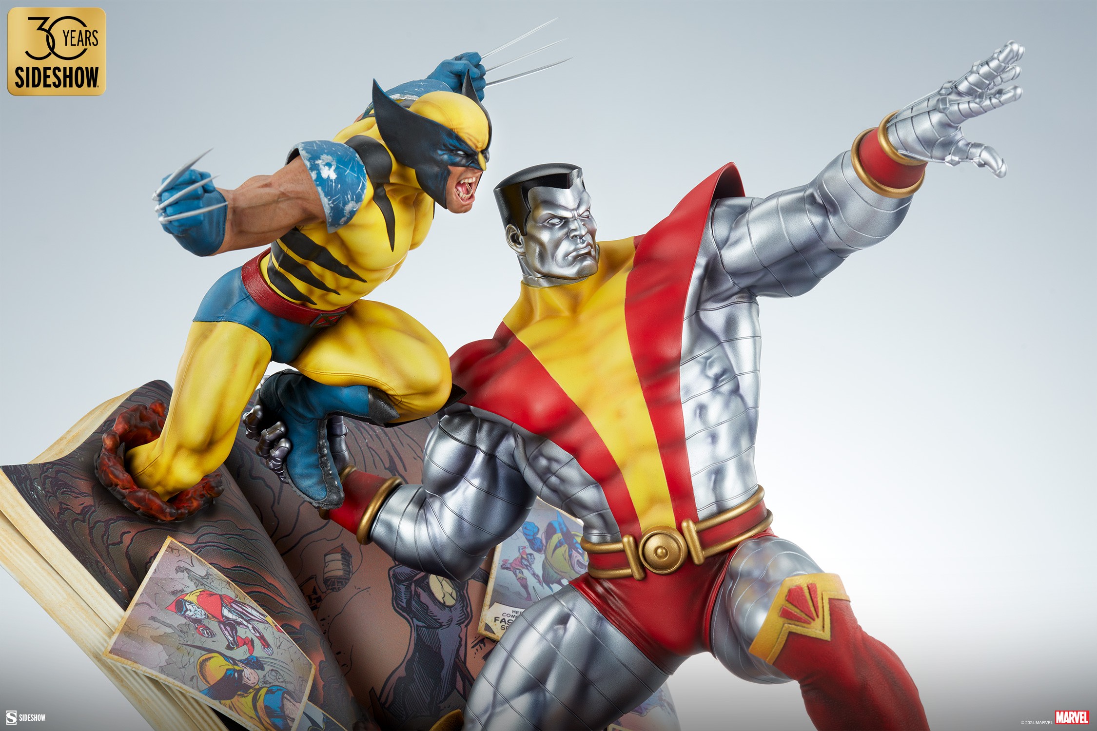 Marvel Fastball Special: Colossus and Wolverine Statues  (Prototype Shown) View 11