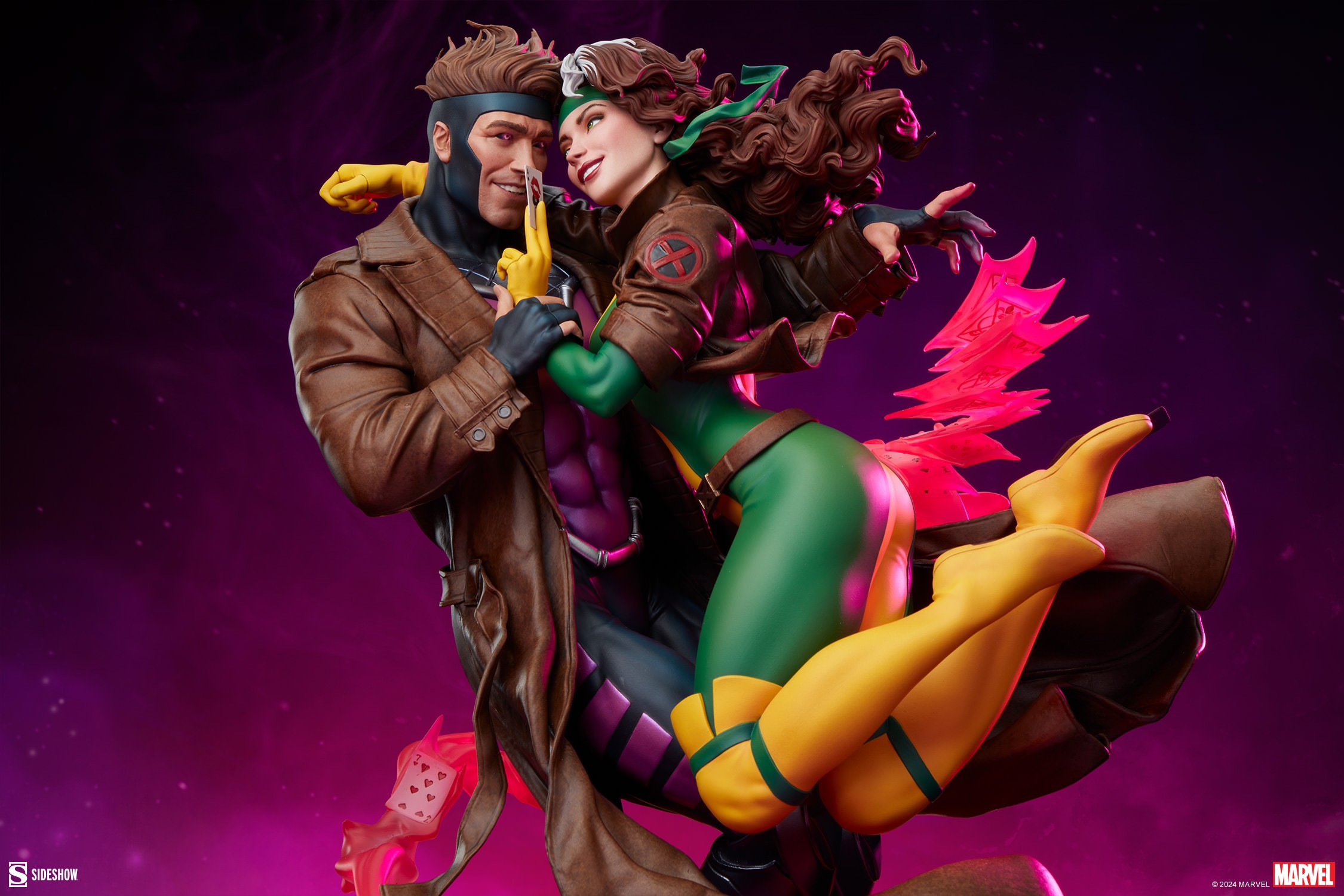 Marvel Rogue & Gambit Statues  (Prototype Shown) View 3