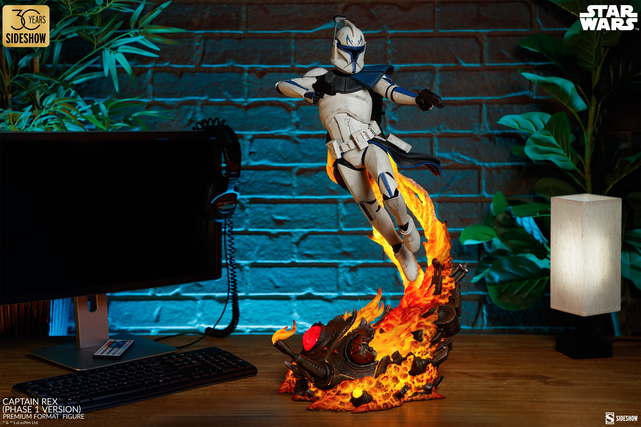 Star Wars Captain Rex™ (Phase 1 Version) Premium Format™ Figure  Exclusive Edition (Prototype Shown) View 1