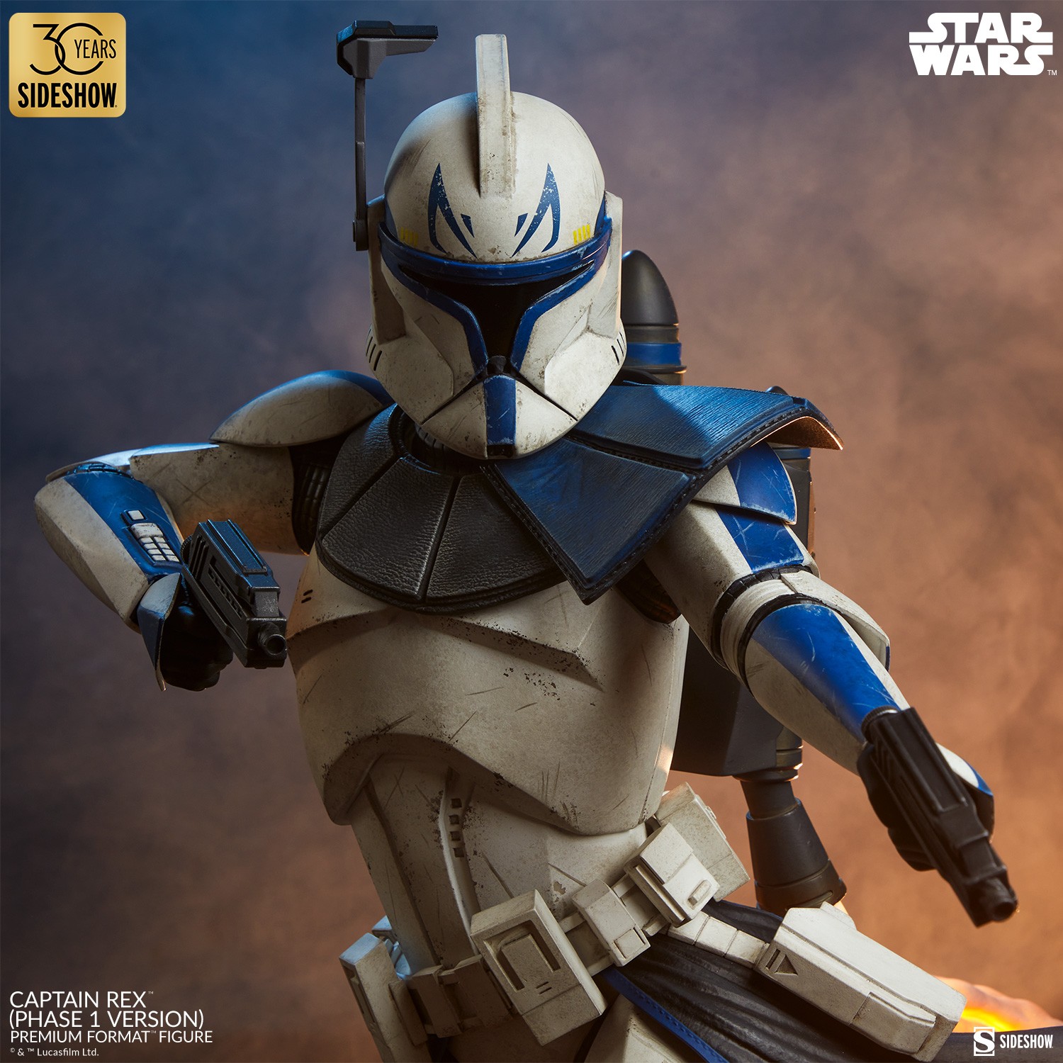 Star Wars Captain Rex™ (Phase 1 Version) Premium Format™ Figure  Exclusive Edition (Prototype Shown) View 3