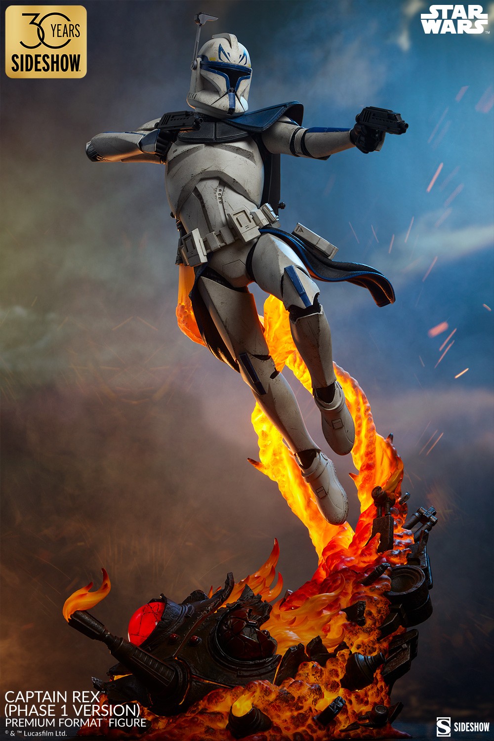 Star Wars Captain Rex™ (Phase 1 Version) Premium Format™ Figure  Exclusive Edition (Prototype Shown) View 4