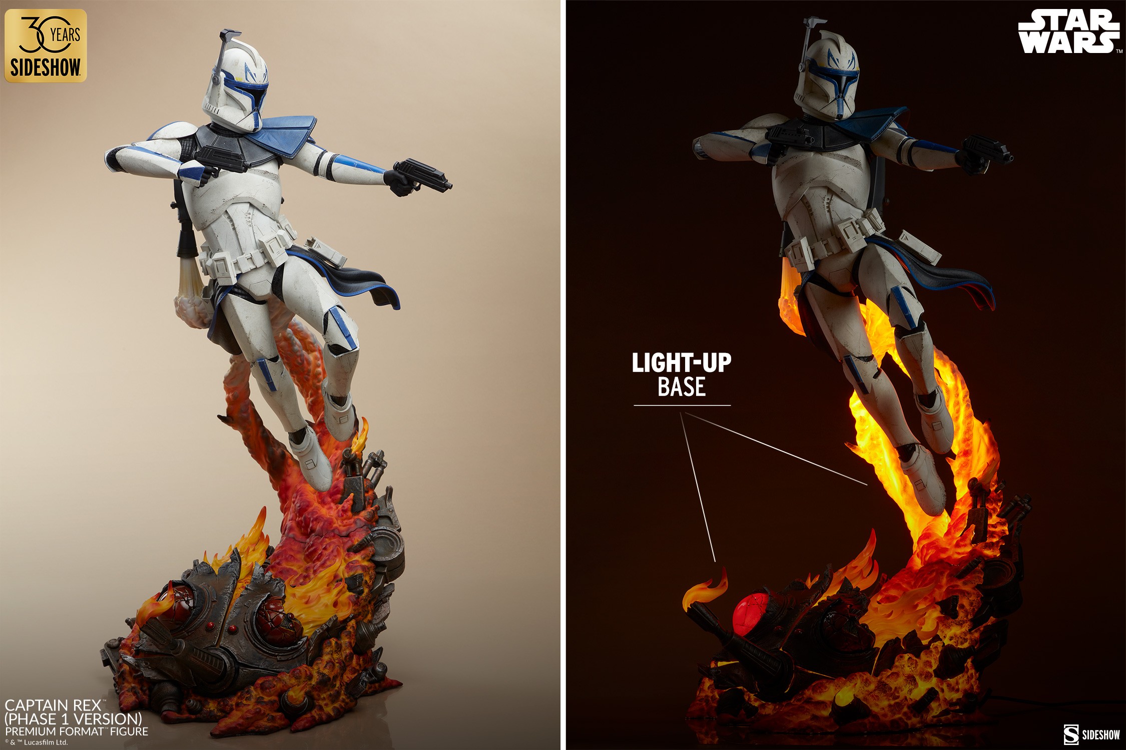 Star Wars Captain Rex™ (Phase 1 Version) Premium Format™ Figure  Exclusive Edition (Prototype Shown) View 12